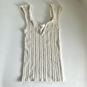 Elegant White Sleeveless Top